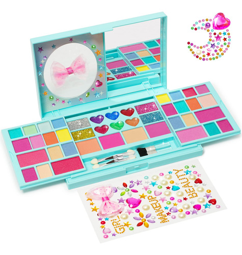 Tomons Kit De Maquillaje Infantil Para Nina, Princesa, Juego