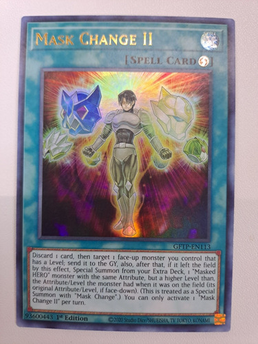 Mask Change Ii Gftp-en113 Ultra Rare Yugioh 