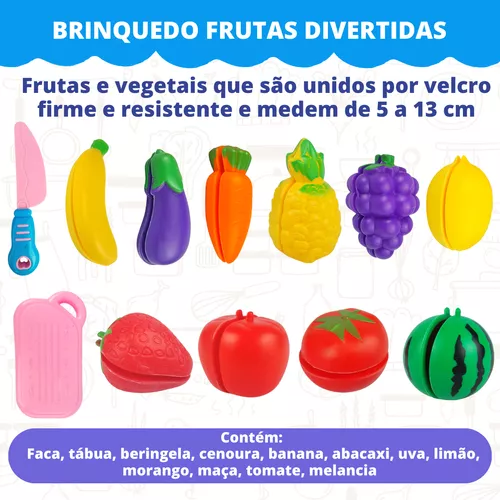 Conjunto de Comidas - Brinquedo de comidinhas divertidas para sua cria