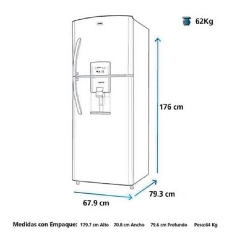 Nevera Mabe 400 Lts Con Dispensador