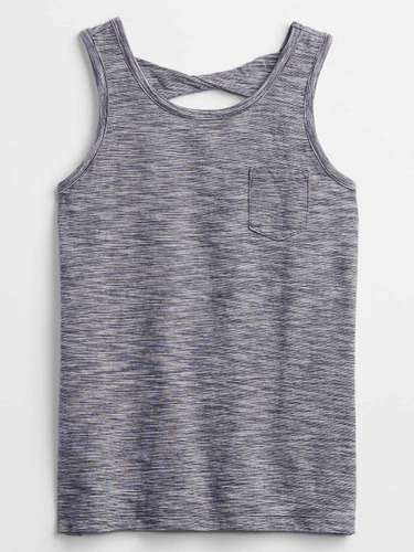 Gap Musculosa Nena Basica Gris Basica Talle 6-7 Años