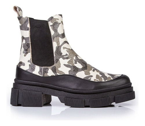 Botas Camufladas De Cuero Vacuno Army