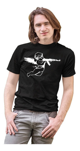 Camisetas De Hombre De Angel Aramado Con Ak De Cleen