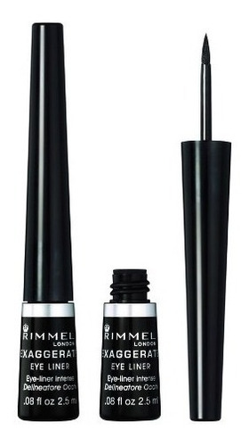 Delineador Líquido De Ojos Rimmel Eye Liner Exaggerate Negro