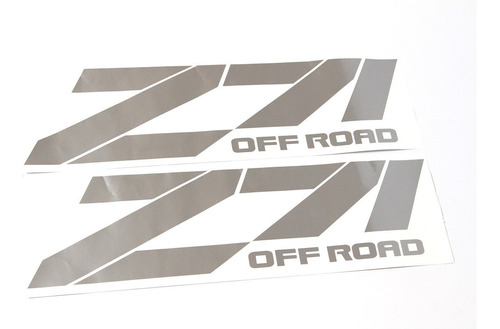 Par Emblemas Z71 S10 Off Road Chevrolet Em Prata Ofrz71c