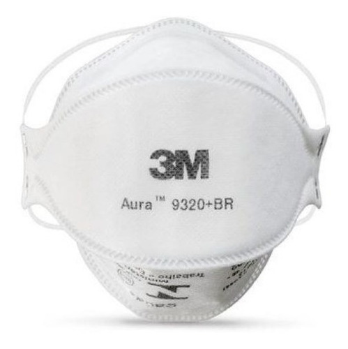 Respirador 3m Pff2 Aura 9320br Respirador N 95 Kit C/ 10 Uni