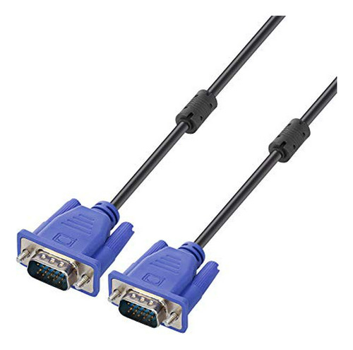 Cables Vga, Video - Enuoda Cable Vga Azul De 15 Pines Macho 