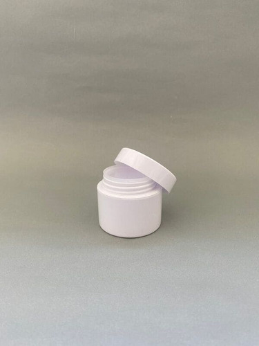 Pote Doble Fondo P/crema X 30cc Cosmetica Blanco- 10 Unidade