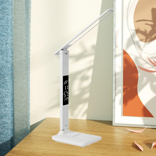 Lámpara De Escritorio Led Con Temperatura De Fecha De