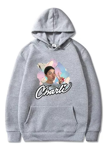 Buzo Canguro Charli Damelio Hoodie Ropa Rosa Infantil