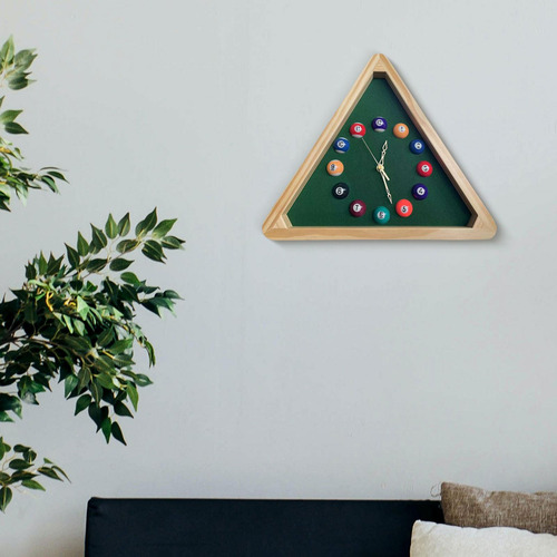 Reloj De Pared Estilo Billar, Diseño Único Para Tu Hogar