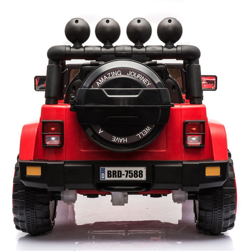 Carrinho Elétrico Infantil Jipe Vermelho 2 Motores Potente