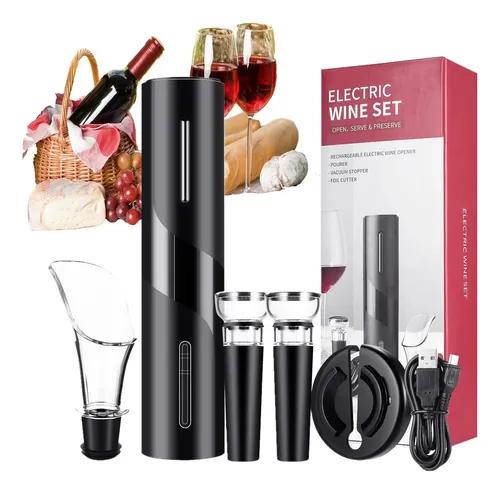 Electric Wine Opener Set,automatic Wine Bottle Opener Gif... | MercadoLibre
