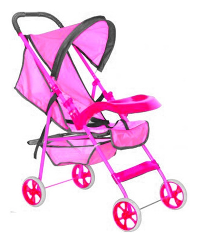 Imagen 3 de 5 de Cuna Con Coche Para Muñecas Niñas Envio Hoy + Envio Gratis