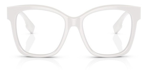 Lentes Burberry Be2363 3007 Blanco Sylvie Oftalmico Color Blanco 3007