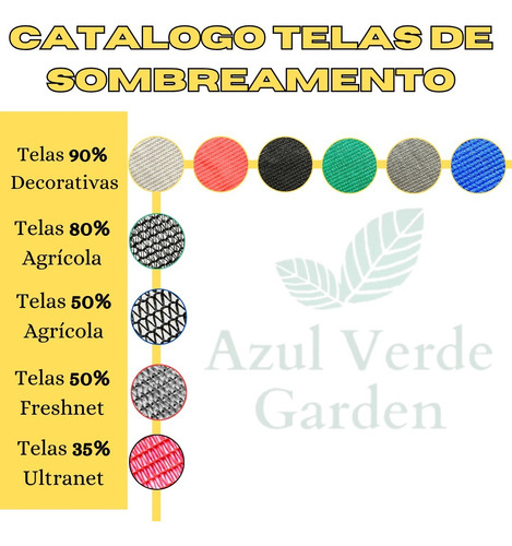 Sombrite Permeavel Proteçao 80% 4x15 Bainha/ilhós 1m