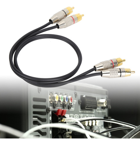 Mz Cable De Audio 2rca Macho A 2rca Macho Cable De Audio Con