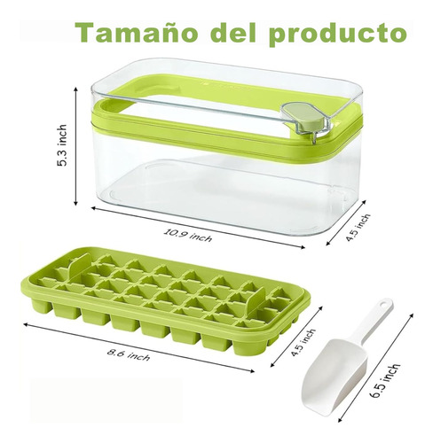 Hielos Molde, Molde Para Hielos Con Tapa Y Cubitera, Moldes