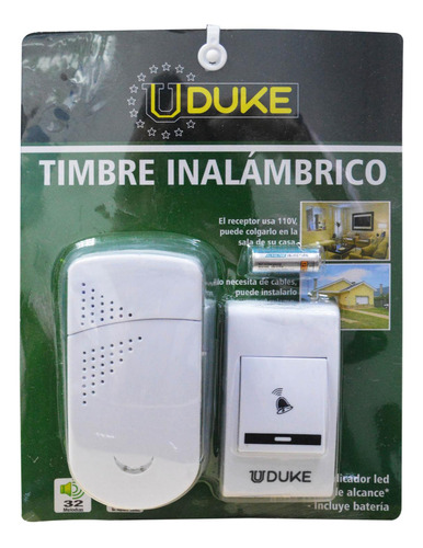 Timbre Inalambrico Energia Uduke Frecuecia General