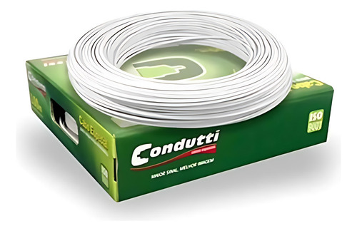 Alarma | Cable  7 X 0,50mm | Blanco | 100% Cobre | 100 Mts -