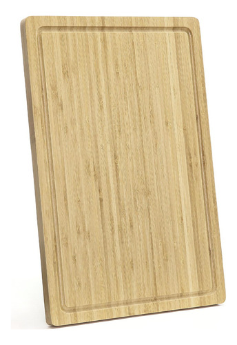 Tabla De Cortar De Bambú De 18 X 12 Pulgadas Para Cocina, B