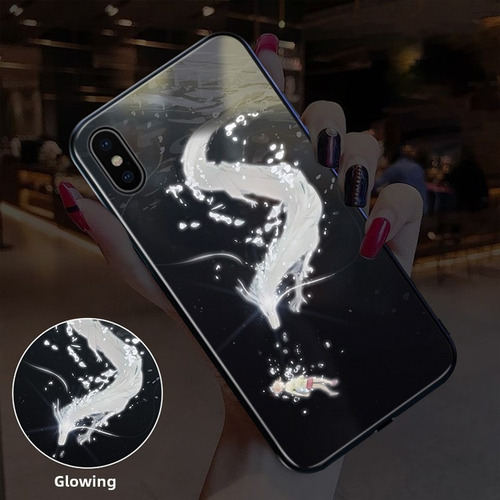 Funda De Teléfono Led Con Flash Luminoso For Llamadas Entra