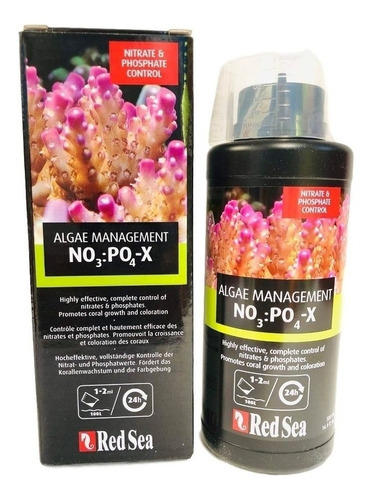 Suplemento Red Sea No3:po4-x  1 Litro Redutor De Po4/no3