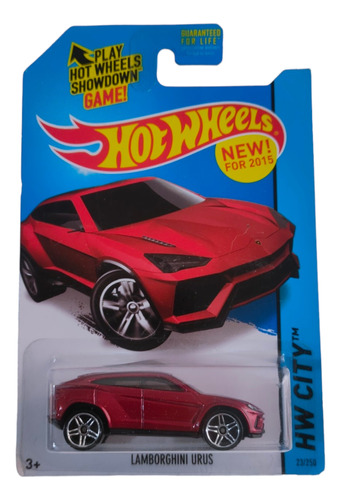 Hot Wheels Deportivo Lamborghini Urus Hw City Coleccion 2015