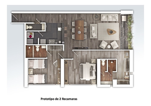 Imagen 7 de 8 de Preventa Departamentos En Santa Fe Con Excelente Ubicación