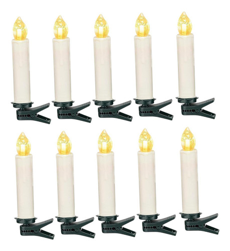 Velas Led, Decoración Navideña, Velas Falsas Sin Llama,