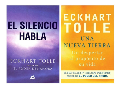 Silencio Habla + Nueva Tierra - Eckhart Tolle - 2 Libros