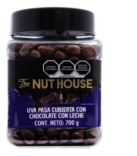 The Nut House - Pasas Cubiertas Con Chocolate 700g