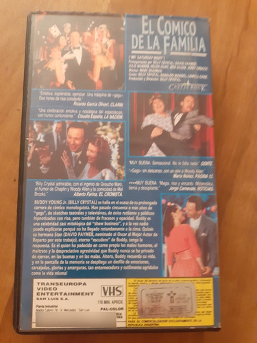 Vhs El Cómico De La Familia (Usado)