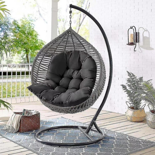 Cojín Para Silla Tipo Huevo, Suave, Cómodo Y Gris Oscuro