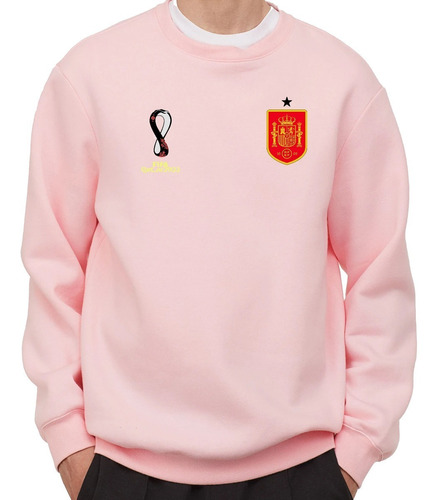 Buzo Deportivo Selección España Qatar Fifa Mundial Crewneck