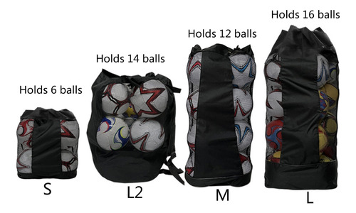 (l) Bolsa De Malla Para Balones, Bolsa De Almacenamiento Imp
