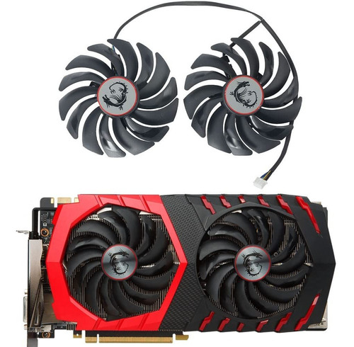 Coolerage Ventilador Tarjeta Grafica In Para Msi Gtx Ti Rx