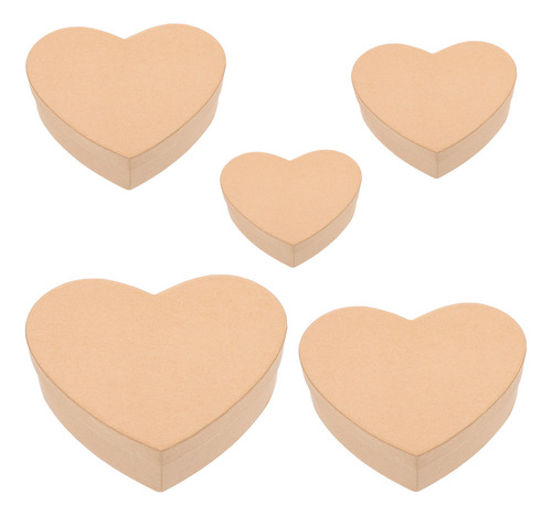 Cajas De Cartón Con Forma De Corazón Love Kraft, Caja De Pul