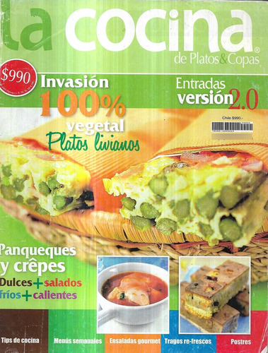 Revista La Cocina De Platos & Copas Vegetal Entradas 2.0