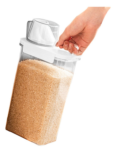 Contenedor Hermético Para Menestra Cereales Premium 2300ml