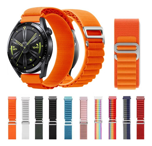 Pulsos Bandas Para Huawei Gt4 / Gt3 / Gt2 22mm Nylon Alpine