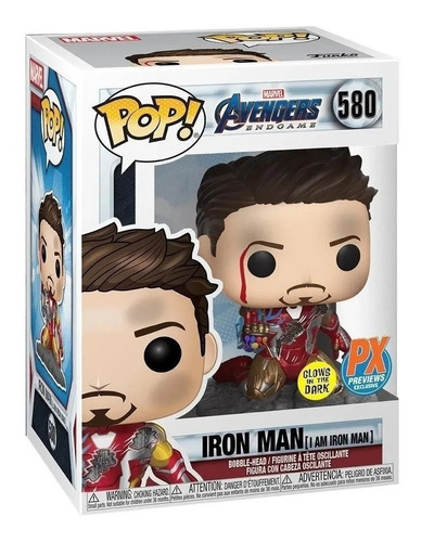 Funko Pop Marvel Iron Man (i Am Iron Man) Metallic Gitd