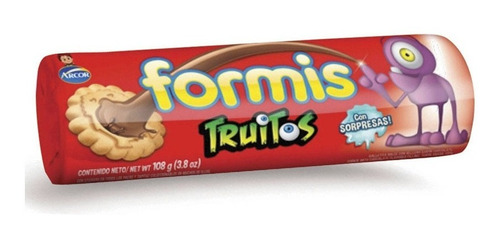 Galletitas Formis Truitos Vainilla Chocolate X 72 Gr