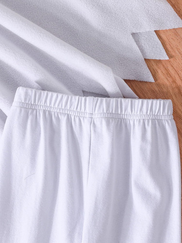 Disfraz De Halloween Para Bebés Y Niñas, Capa Blanca De Fantasma Con Capucha, Parte Superior Negra, Pantalones Largos, Ropa De Cosplay