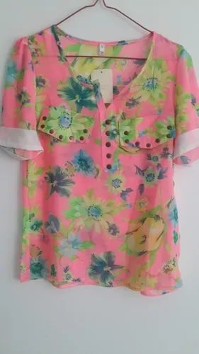 Blusas de dama en chifon new arrivals