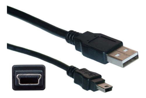 Cable Mini Usb A Usb Convencional 5 Metros Tipo Xt