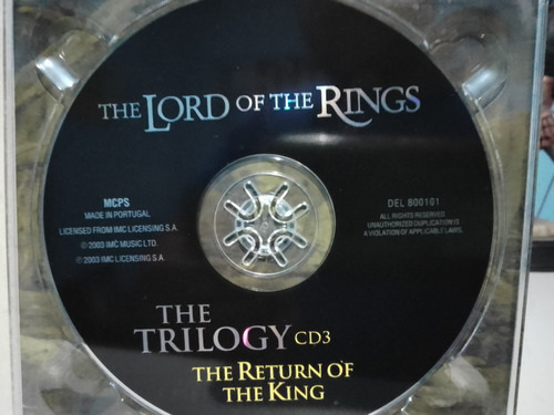 Cd The Lord Of Rings , The Trilogy (imp,3 Cds) (Usado)