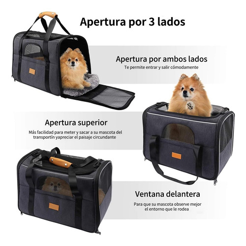 Bolsa Mascotas Plegable Portátil Perros,transpirable Mochila