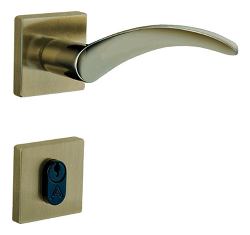 Fechadura Para Porta Externa Broca 55mm Aliança Bronze