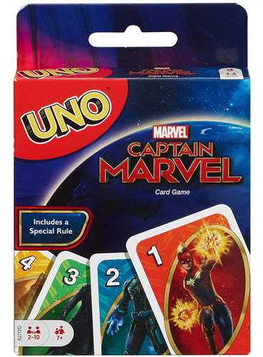 Juego De Cartas Uno Captain Para Niños Y Familia